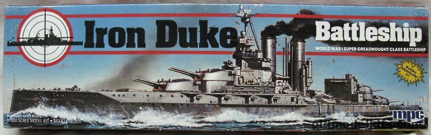 MPC 1/600 H.M.S. Iron Duke Battleship, 1-5104 plastic model kit